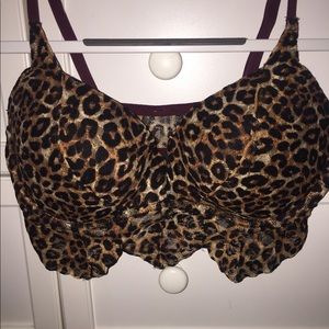 Victorias secret cheetah print bralette